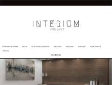Tablet Screenshot of interium-projekt.pl